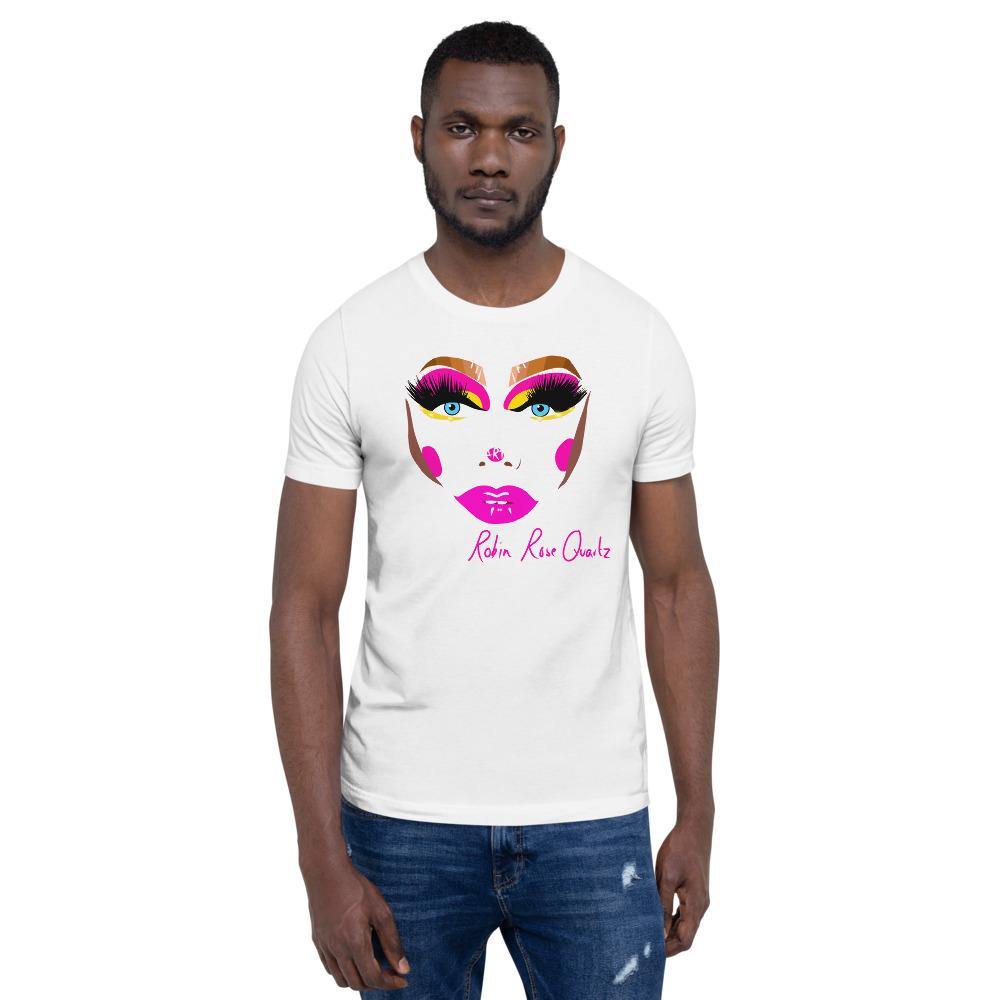 Unisex Premium T-Shirt | Bella + Canvas 3001 - Robin Rose Quartz - Face - Booth & Stager