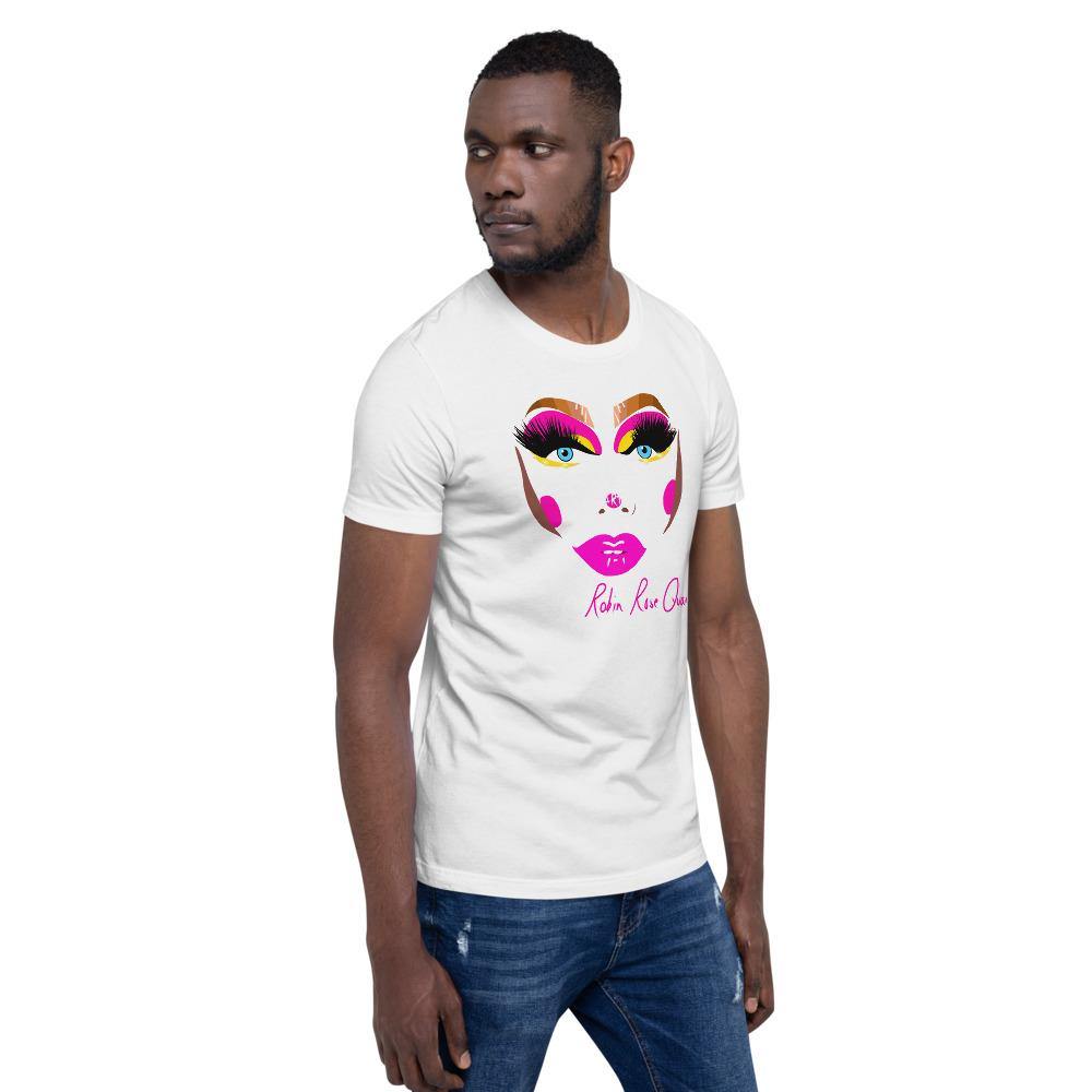 Unisex Premium T-Shirt | Bella + Canvas 3001 - Robin Rose Quartz - Face - Booth & Stager