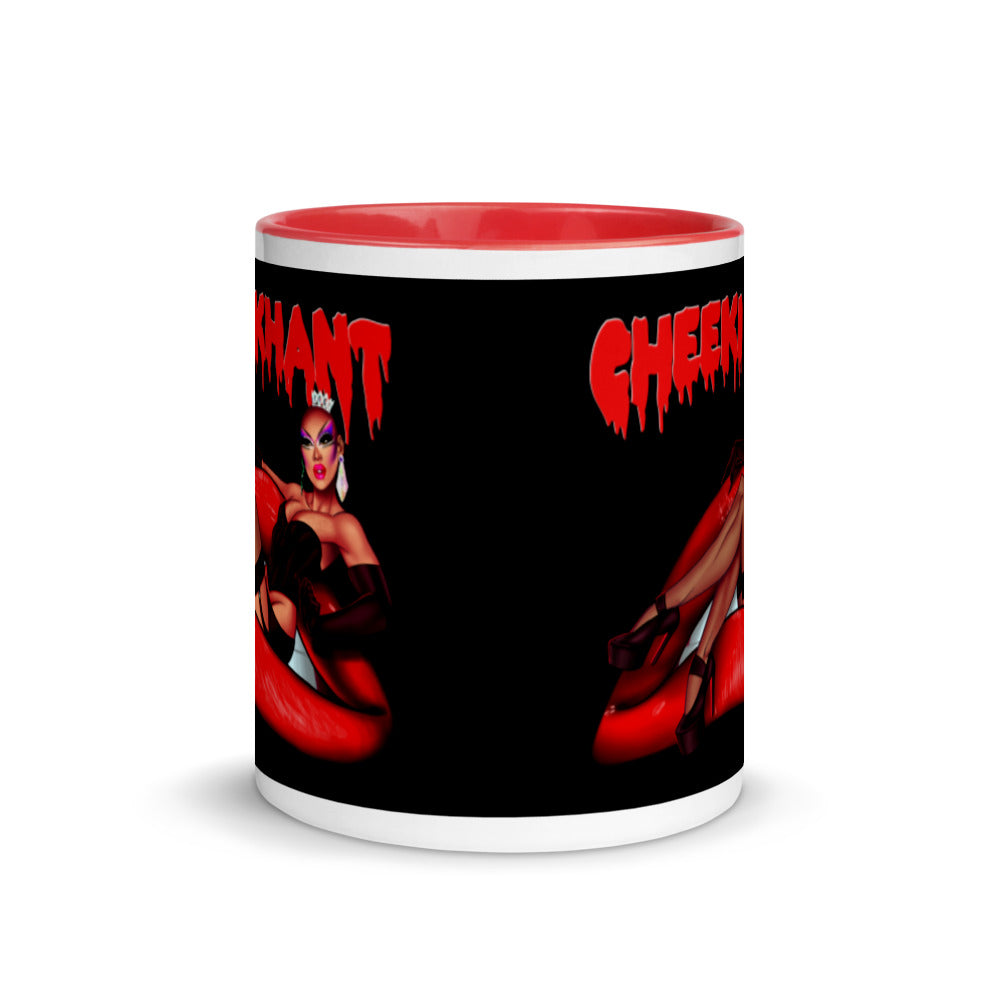 Red & White Ceramic Mug - Cheeki Khant