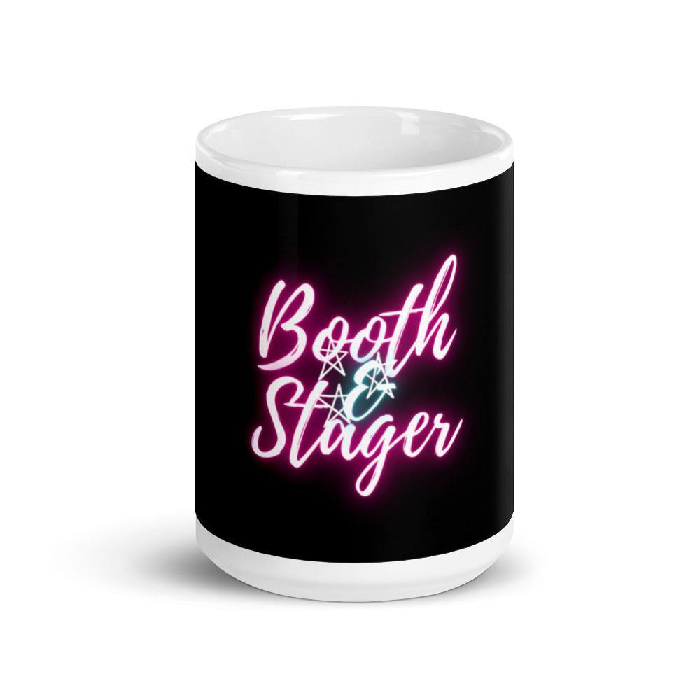 White glossy coffee mug - Booth & Stager